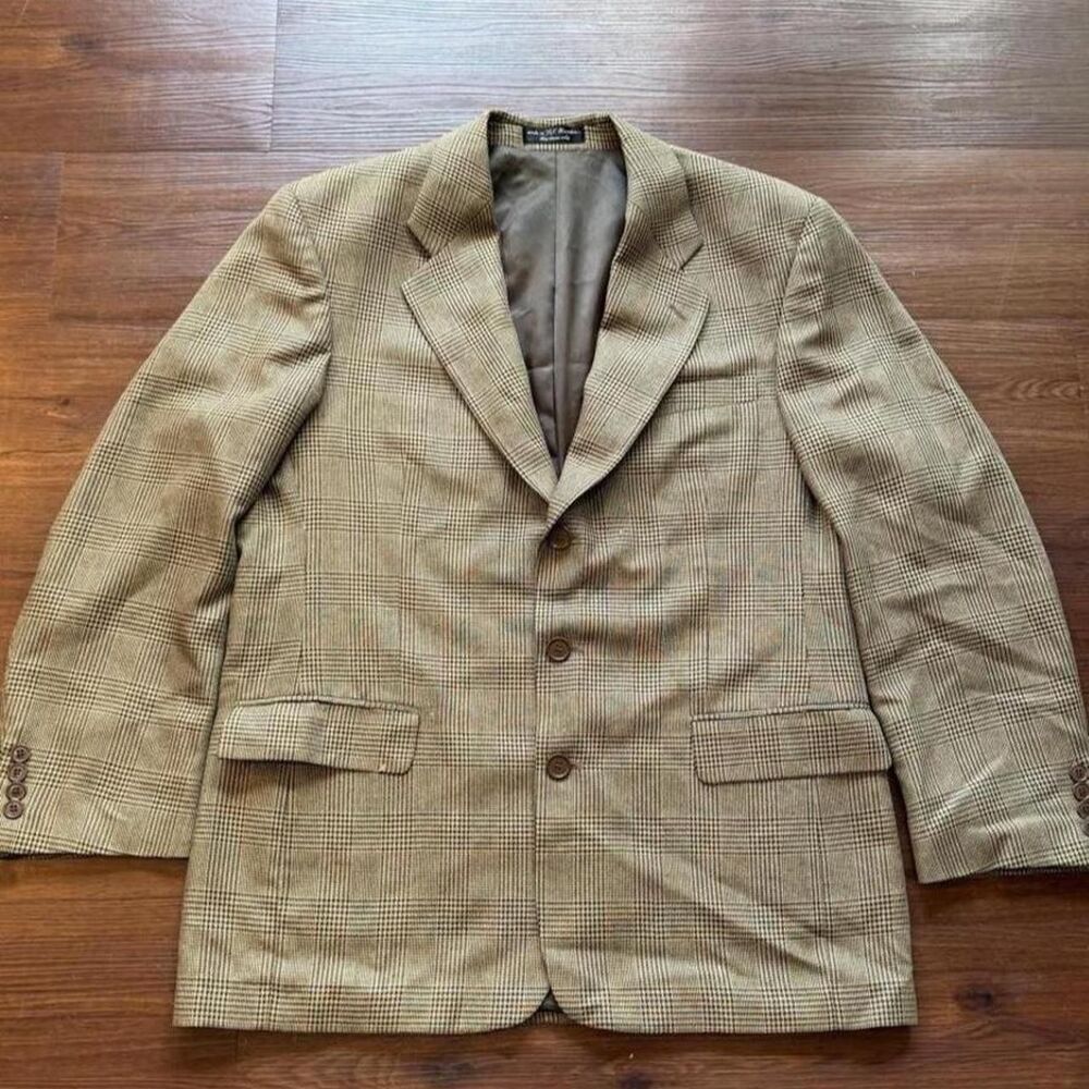 Unbranded Men's Brown and Tan Tailored-jackets